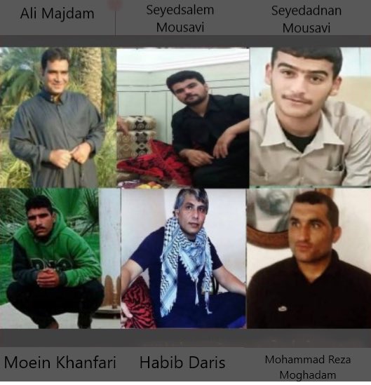 🚨🚨Their execution order is confirmed by court! They can get executed at any moment!
#mohammadGhobadlou
#MohammadRamezRashidi
#NaeimHashemGhotali 
#AliMojaddam 
#Moeinkhanfari
#MohammadrezaMoGhaddam #SalemMousavi 
#AdnanMousavi #HabibDerris 