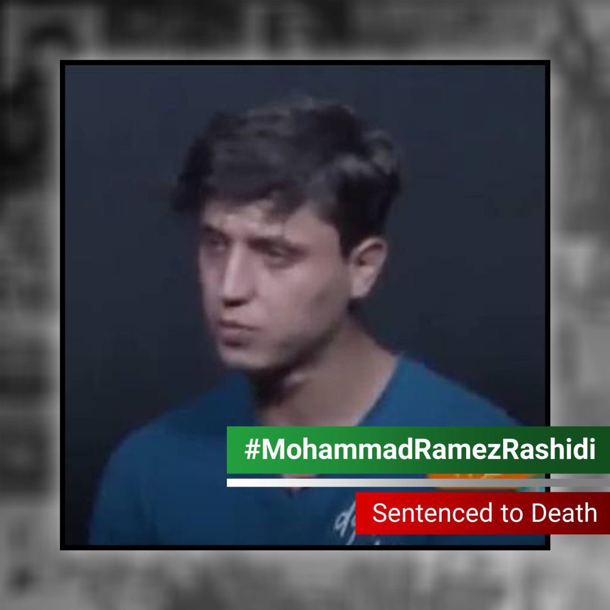 🚨🚨Their execution order is confirmed by court! They can get executed at any moment!
#mohammadGhobadlou
#MohammadRamezRashidi
#NaeimHashemGhotali 
#AliMojaddam 
#Moeinkhanfari
#MohammadrezaMoGhaddam #SalemMousavi 
#AdnanMousavi #HabibDerris 