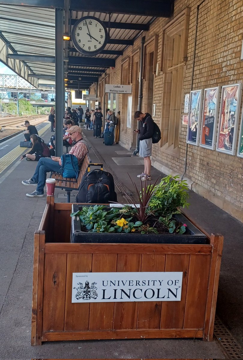 Train delayed, understandable.  No toilets for all these fare paying passengers - not good enough.