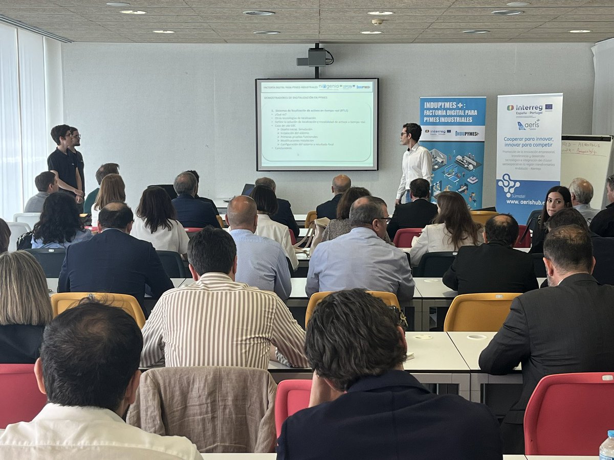 ningenia (@ningenia) on Twitter photo Continuamos con una ponencia sobre tecnologías de localización impartida por nuestro director técnico José Ángel Arjona dentro del proyecto INDUPYMES+
<a href="/camaradesevilla/">Cámara de Comercio de Sevilla</a> <a href="/unisevilla/">Universidad de Sevilla</a> <a href="/AndAerospace/">ANDALUCÍA AEROSPACE Clúster Empresarial</a> <a href="/parque_alentejo/">PACT - Parque do Alentejo de Ciência e Tecnologia</a> <a href="/univdeevora/">Universidade Évora</a> @FADA_CATEC <a href="/FEDEME_/">FEDEME</a> Continuamos con una ponencia sobre tecnologías de localización impartida por nuestro director técnico José Ángel Arjona dentro del proyecto INDUPYMES+
<a href="/camaradesevilla/">Cámara de Comercio de Sevilla</a> <a href="/unisevilla/">Universidad de Sevilla</a> <a href="/AndAerospace/">ANDALUCÍA AEROSPACE Clúster Empresarial</a> <a href="/parque_alentejo/">PACT - Parque do Alentejo de Ciência e Tecnologia</a> <a href="/univdeevora/">Universidade Évora</a> @FADA_CATEC <a href="/FEDEME_/">FEDEME</a>