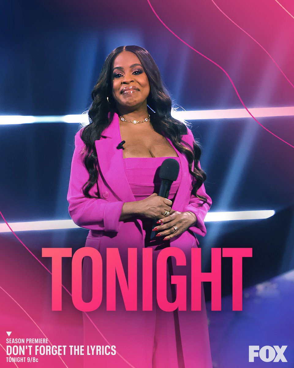 RT gomohu "RT <a href="/RealityClubFOX/">Reality Club FOX</a>: We've got plans to give away some big money with <a href="/NiecyNash/">Niecy Nash</a> TONIGHT, who's with us?! #DontForgetTheLyrics Season 2 premieres at 9/8c on <a href="/FOXTV/">FOX</a> "