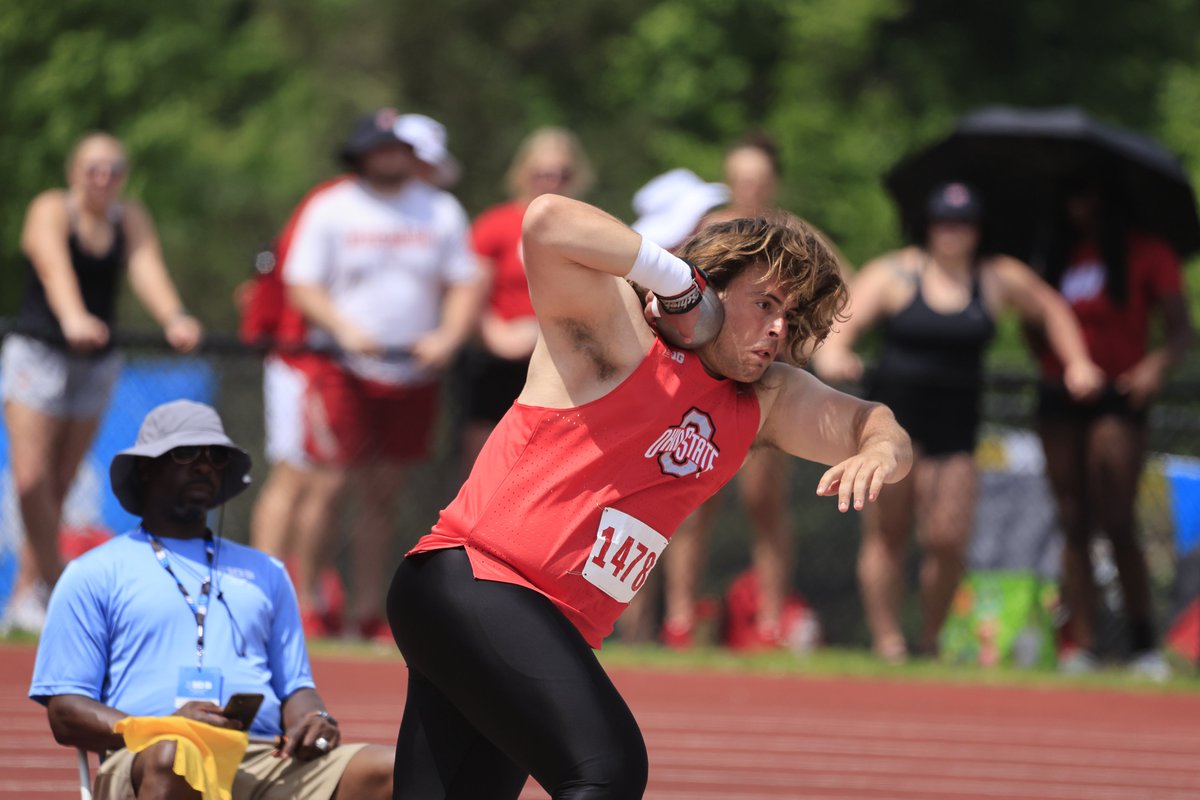 Throws/relay⤵️

- Shot put: <a href="/HaydenTobias75/">Hayden Tobias</a> (19.82m - 5th at B1G's)
- Shot put/discus: <a href="/AvilesCarlos75/">Carlos Aviles</a> (58.91m in discus, ranks 2nd in program history), also qualified with a season-best 18.65m in shot put
- 4x400m relay: 3:05.84 season-best, finished 5th at B1G's

#GoBucks