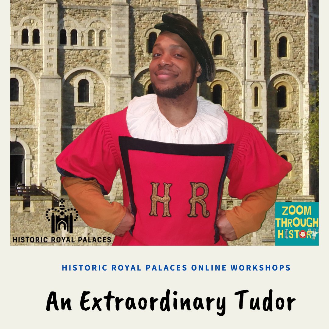 🥳Did you know that every Tuesday in term time we deliver our online education workshops in collaboration with Historic Royal Palaces?

🎺 Here’s Tudor Trumpeter John Blanke from our Key Stage 2 workshop -An Extraordinary Tudor.

<a href="/HRP_learning/">Learning Team at Historic Royal Palaces</a>
