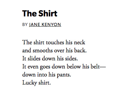 Happy Birthday, Jane Kenyon (1947-1995): 