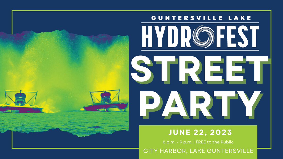 Join us Thursday, June 22 at City Harbor for our HydroFest Street Party! We will have the boats lined up where people can walk and see them up close and meet drivers and crews. Enjoy music from a DJ, drinks and food and more. We will be there from 6 p.m. - 9 p.m. This is FREE!