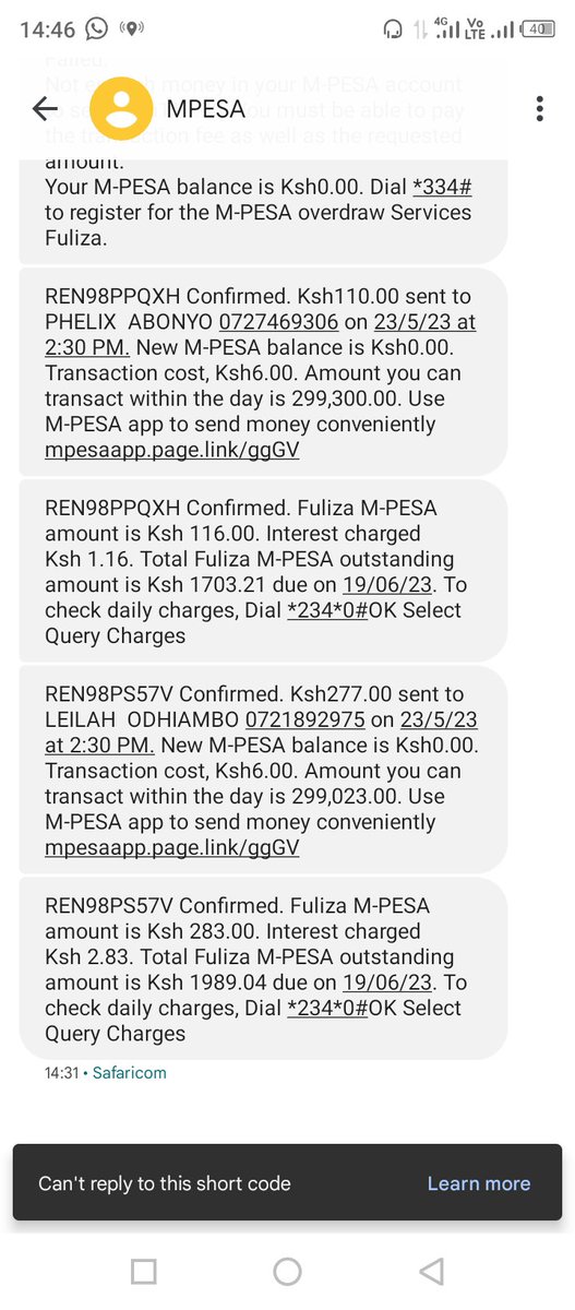 oginganho's tweet photo. @AirtelKe_1 What's up with this messages or someone is sharing this line with me https://t.co/nBPKBCiNbz