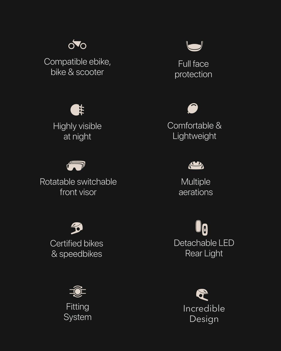 ✨ Safety Meets Style. The sleek and aerodynamic design of VIRGO helmet not only turns heads but also provides exceptional protection. Stay confident and protected as you navigate through the urban jungle.
👉 Only for a limited time, get 60% off.
bit.ly/VIRGO-Kickstar…