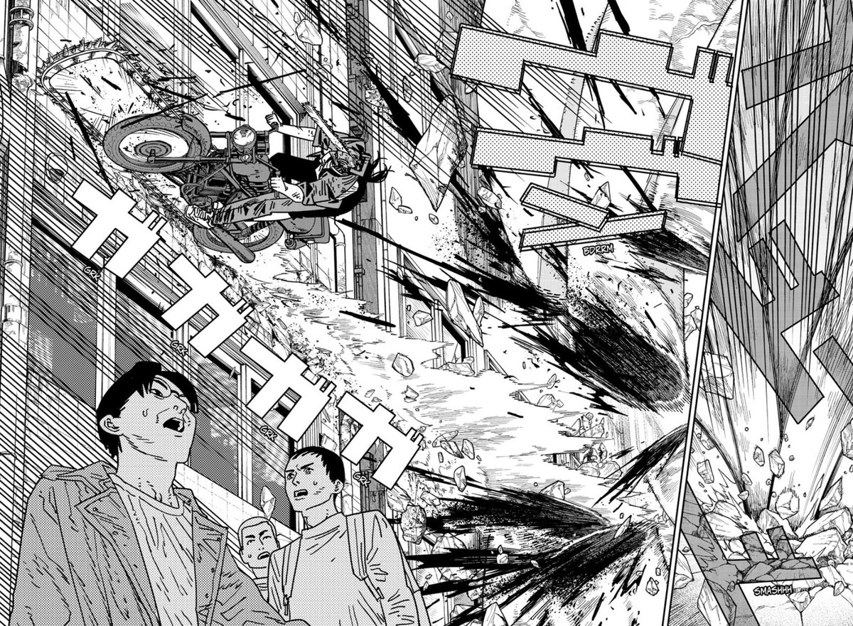 osarakii's tweet photo. fujimoto went crazy with the double spreads this chapter omg https://t.co/5JriBbi72W