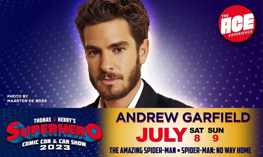 AMAZING GUEST ANNOUNCEMENT: ANDREW GARFIELD
No more waiting. 'THE AMAZING SPIDER-MAN' Andrew Garfield is coming to the 2023 Superhero Comic Con & Car Show Saturday, July 8th, and Sunday, July 9th at the FREEMAN Expo Halls in #SanAntonioTX.