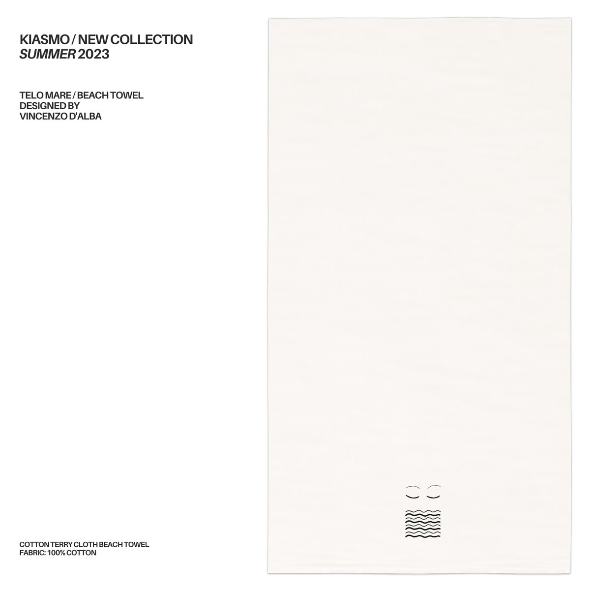Summer is around the corner!

Shop now Lido II
kiasmo.it/shop/fashion/t…

#beachtowel #lido #collection #drawing #vincenzodalba #kiasmo #embroidery #summer2023 #telomare #modaitaliana #quality #artisanal #salento #puglia #sea #beach #beachday #cotton #mer #modamare #fashion