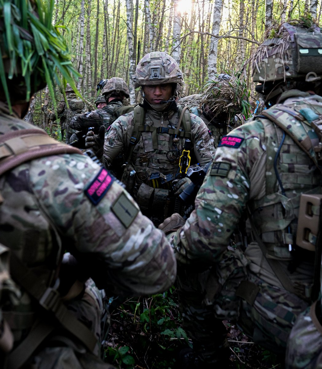 RoyalMarines's tweet image. Bringing the storm...

#RoyalMarines are currently involved in #NATO's exercise #SpringStorm, testing the rapid reinforcement of the allied forces in Estonia.

Read more: ow.ly/2SNi50OtyWK