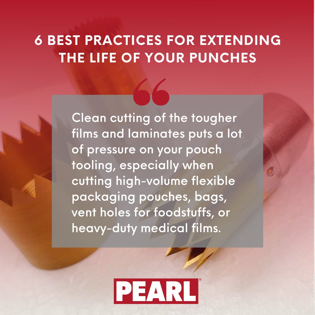 Flexible packaging punches that deliver crisp, clean cuts time after time through tough material are key. We're sharing 6 tips to ensure your hole-making punches keep their edge - read on ➡️ bit.ly/3F3LOjL
#industrialsolutions #manufacturing #packaging