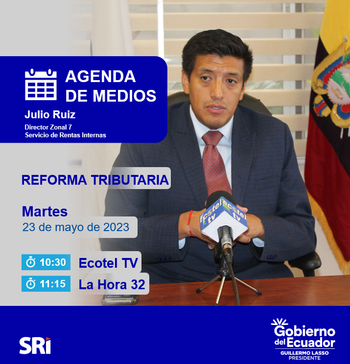 AbJulioRuiz's tweet photo. Les comparto mi agenda de medios de este #martes. Explicaré los beneficios de la #LeyEconomíaFamiliar2023

📣 ¡Sigan mis entrevistas en vivo! 🎥 https://t.co/wLOoP5nCWy