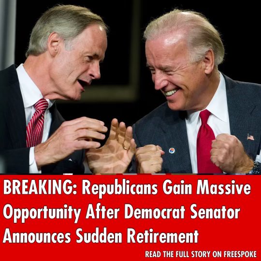 atensnut's tweet photo. BREAKING: Democrat Senator Makes Crucial Announcement. Read The Full Story: https://t.co/Hy8CBIjxZe https://t.co/Qd3a5n7bYZ