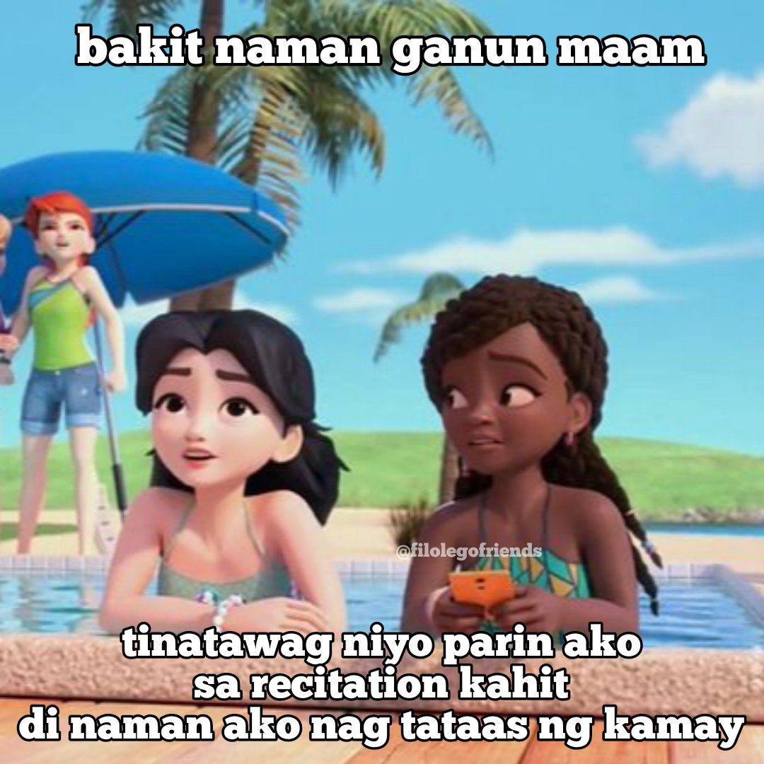nananahimik lang ako dito maam