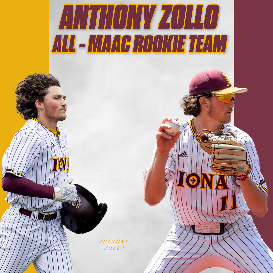 Iona Athletics (@ionagaels) on Twitter photo A duo of All-MAAC Awards for <a href="/IonaBaseball/">Iona Baseball</a>
Congratulations to Jake Field & Anthony Zollo for being named to the All-MAAC Second Team and All-MAAC Rookie Team!
#IUBASE | #GaelNation A duo of All-MAAC Awards for <a href="/IonaBaseball/">Iona Baseball</a>
Congratulations to Jake Field & Anthony Zollo for being named to the All-MAAC Second Team and All-MAAC Rookie Team!
#IUBASE | #GaelNation