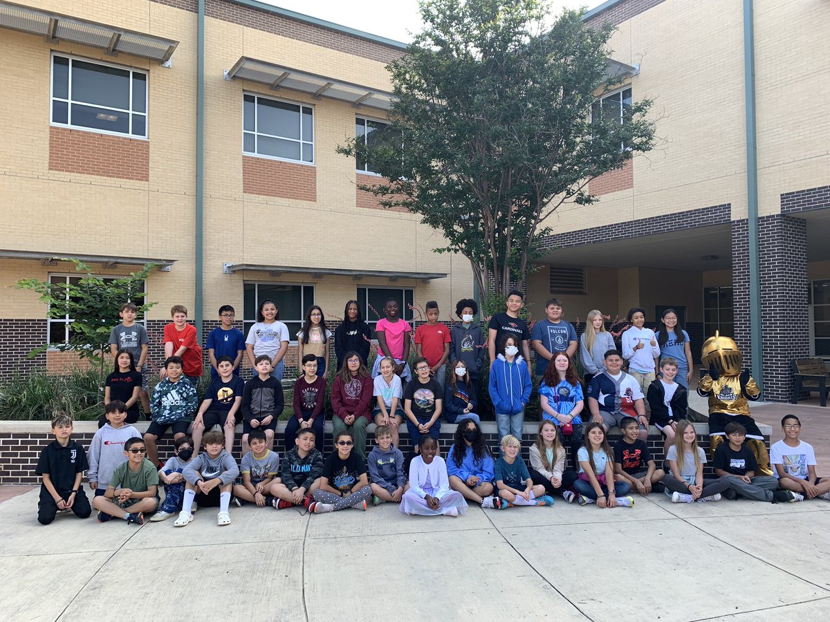 Mrs_ABarrett's tweet photo. Thank you to the @NISDBernal students and staff for hosting us at the 6th grade transition camp. Our students learned a lot and are excited to become Black Knights! @NISDWernli @NISDCounseling @NCANorthside #Whatawildcat #RootEdWernli https://t.co/whhuiR4C3P