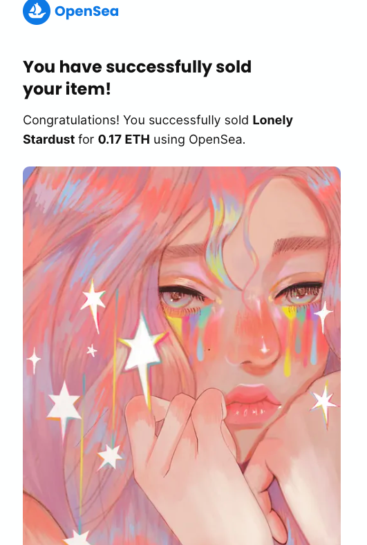 ✨✨SOLD✨✨

OMG!! "Lonely Stardust" finally found her home!!!😭💖

Thank you so much <a href="/BowTiedSibercat/">Siber Cat</a>
for collecting my art!! Really appreciate your support🙏✨