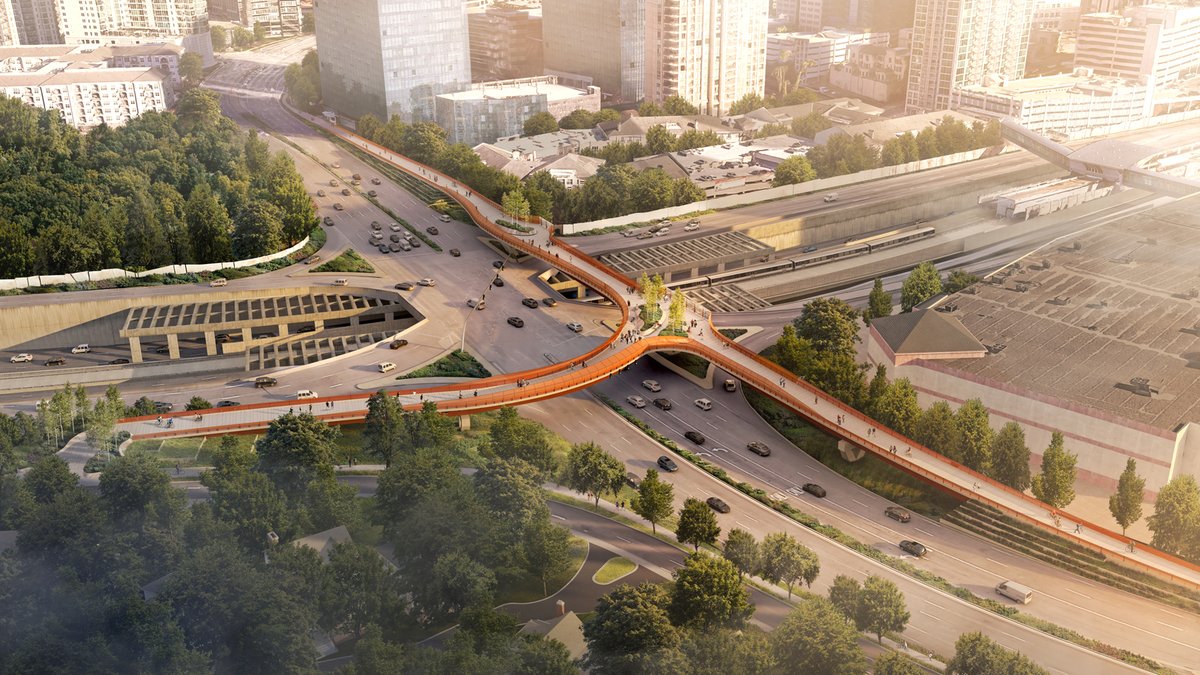 Hub404_Atlanta's tweet photo. Learn about HUB404, the innovative cap park in Buckhead! With 9 acres of green space, there will be something for everyone. From coworking spaces to event venues, we've got you covered. Follow us for updates and learn how you can get involved! #HUB404 #Buckhead #Community https://t.co/OrSXgLJ0j3