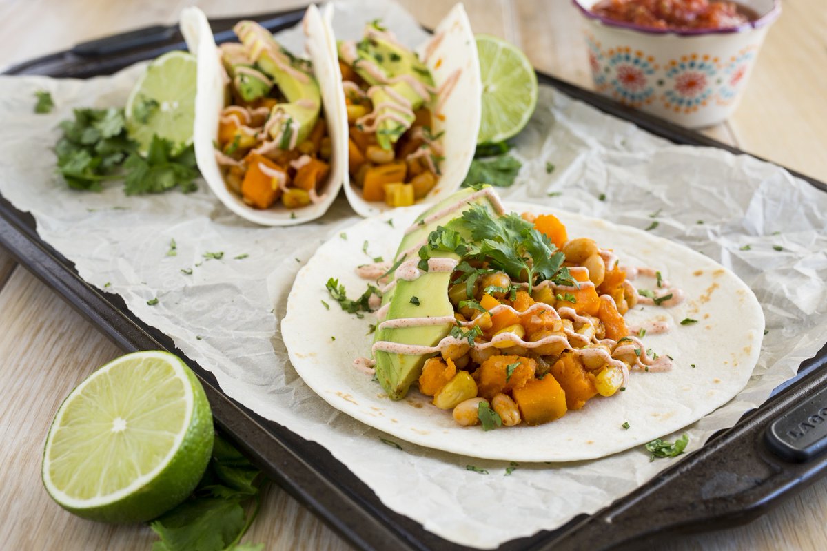 Our Bean and Sweet Potato Taco recipe is one of the most popular recipes on our website!  Try it today to find out why!

Get the recipe: bit.ly/2tJNrgA

#LoveCDNBeans #betterwithbeans #ontariobeans #navybeans #whitepeabeans #tacotuesday