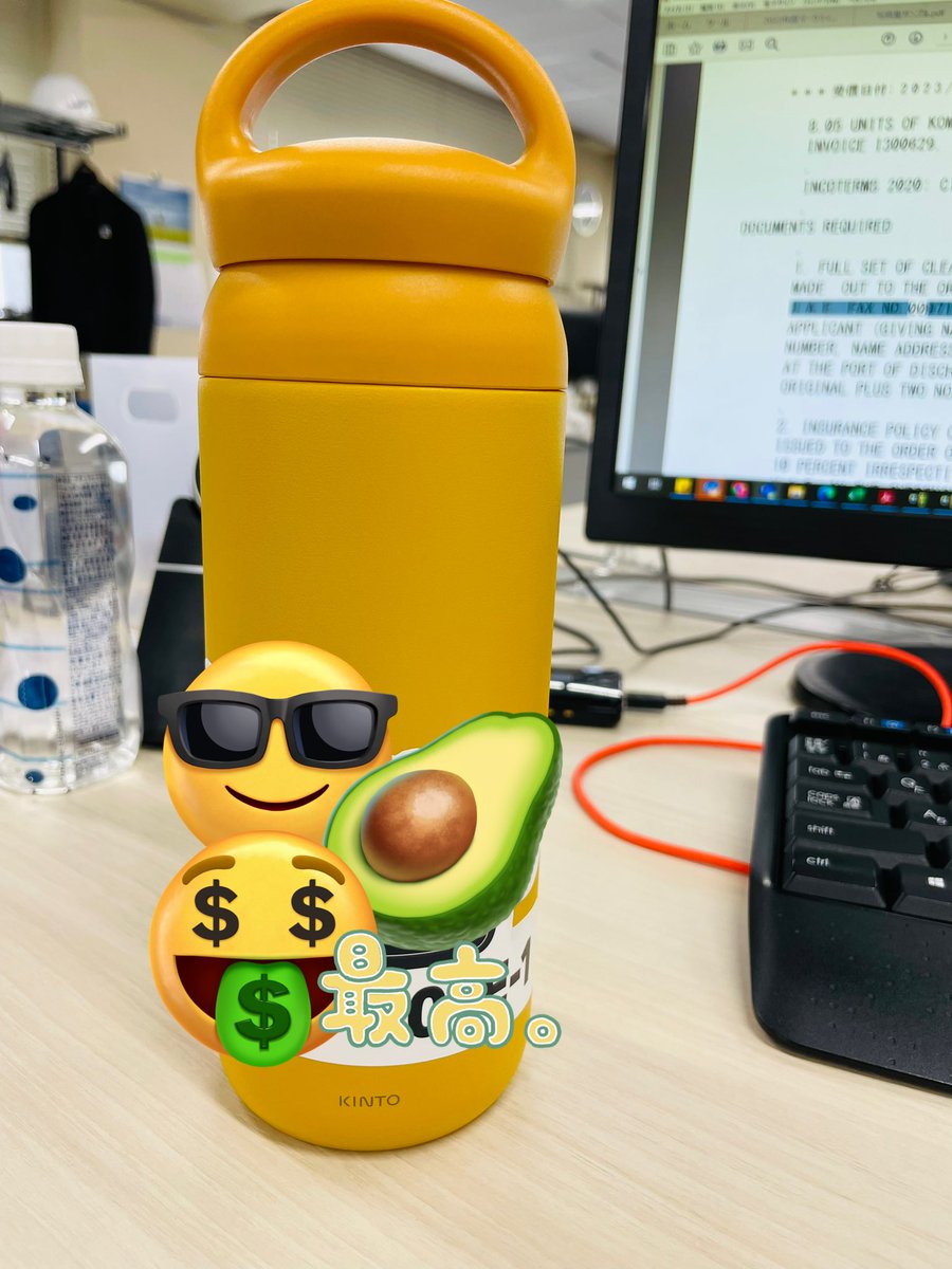 hanaeog's tweet photo. 1年と2ヶ月越しに水筒買った！
ものすごく気に入っている！！ https://t.co/aWrHxlRvoa