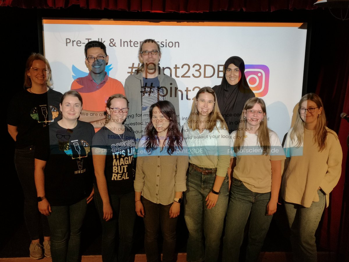 🚨💡The #pint23DE Team is ready for day 2 🍻 Join us for this exciting event where speakers from the ibehave consortia will share their cutting-edge research on natural behaviors and their neural basis. #pint23DE pintofscience.de