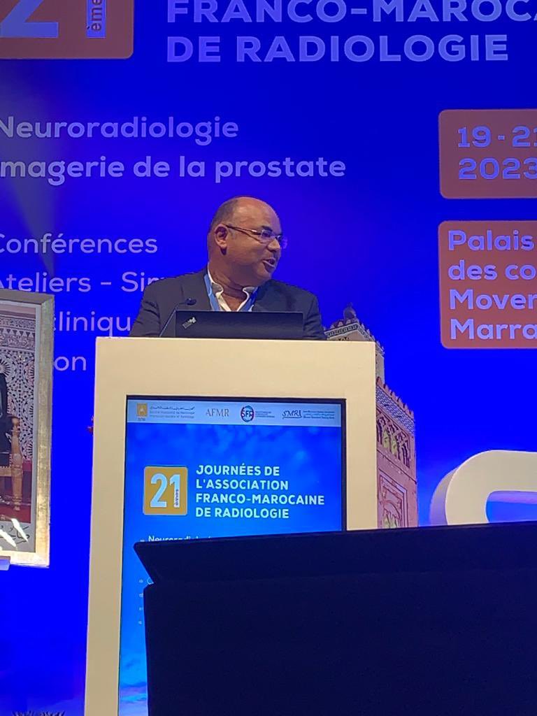 Présentation des #JFR2023 au Maroc 🇫🇷🤝🇲🇦

La SFR était présente lors des 21èmes journées de l'Association Franco-Marocaine de Radiologie à Marrakech. 
Nous sommes toujours ravis de rencontrer et d’échanger avec nos membres sur place. 

#JFR2023 #Maroc #radiologie