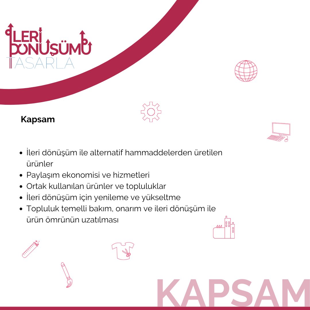DonguyuTasarla's tweet photo. Lineer ekonomiden döngüsel ekonomiye geçiş sürecinde farkındalıkları artırmayı ve tasarımın önemini vurgulayan projelerin üretimini desteklemeyi hedeflediğimiz İleri Dönüşümü Tasarla yarışması için kapsama uygun projeleri yarışmaya davet ediyoruz ! https://t.co/UO5S6fq11T