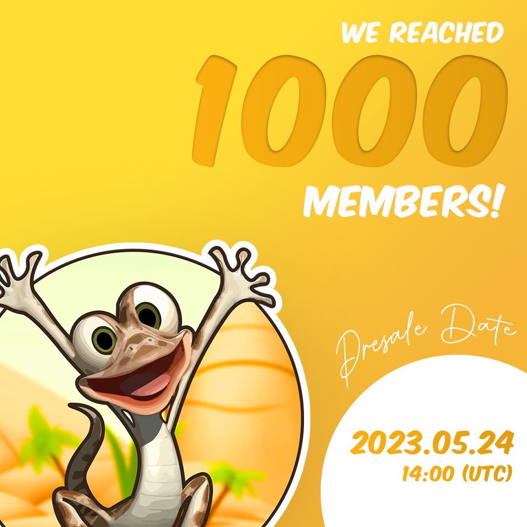 WE REACHED 1000 MEMBERS! 🦎 🔥

The new hype is the Oscar Token. 💎
Presale date - 2023.05.24 14:00 (UTC)

Telegram:
t.me/OscarToken

Pinksale: 
pinksale.finance/launchpad/0x28…

#OscarToken #NewHYPE