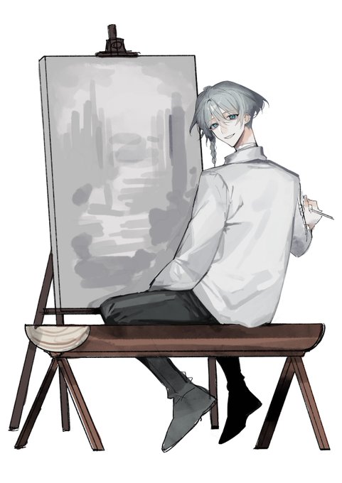 「easel painting (object)」 illustration images(Latest)