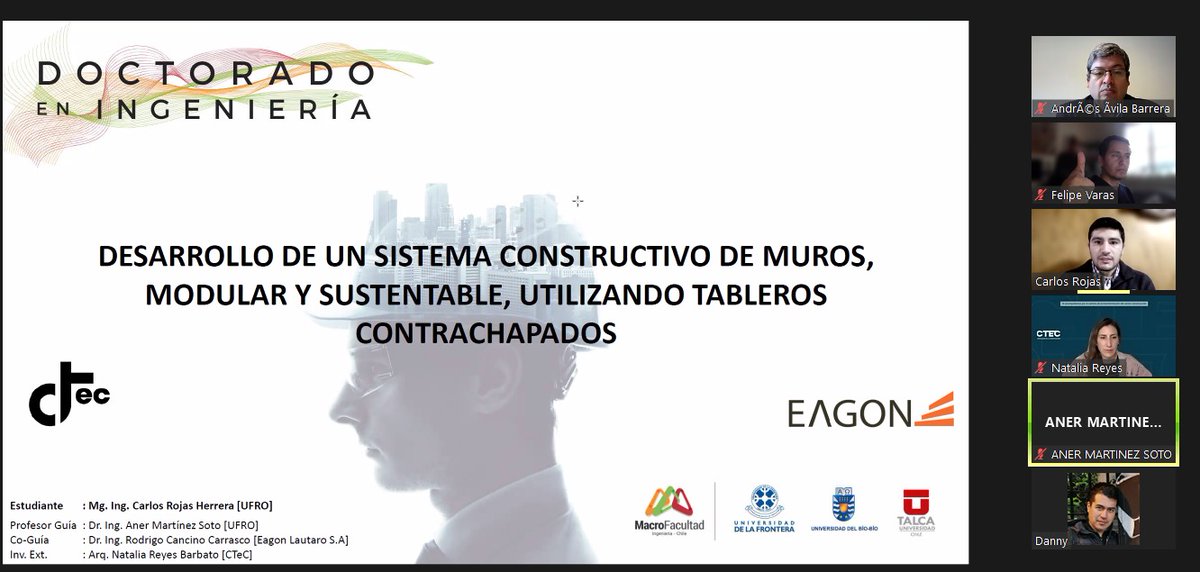 f_varasc's tweet photo. Interesante proyecto doctoral de Carlos Rojas en vínculo con la empresa #EAGON y @CTecInnovacion , en marco del Programa de Doctorado en ingeniería conjunto con @Ubiobio @UFrontera @UTalca @MacroFacultad https://t.co/cjFWfdGPSc