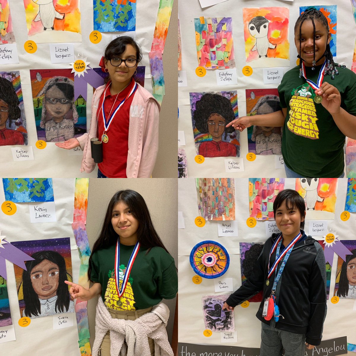 MsTyeArt's tweet photo. One final big congratulations to our dedicated, imaginative TEAM medalists! #HornDreamsBig #AliefLeads @Horn_Dream_Big @aliefFineArts https://t.co/cMMy8GX3CT