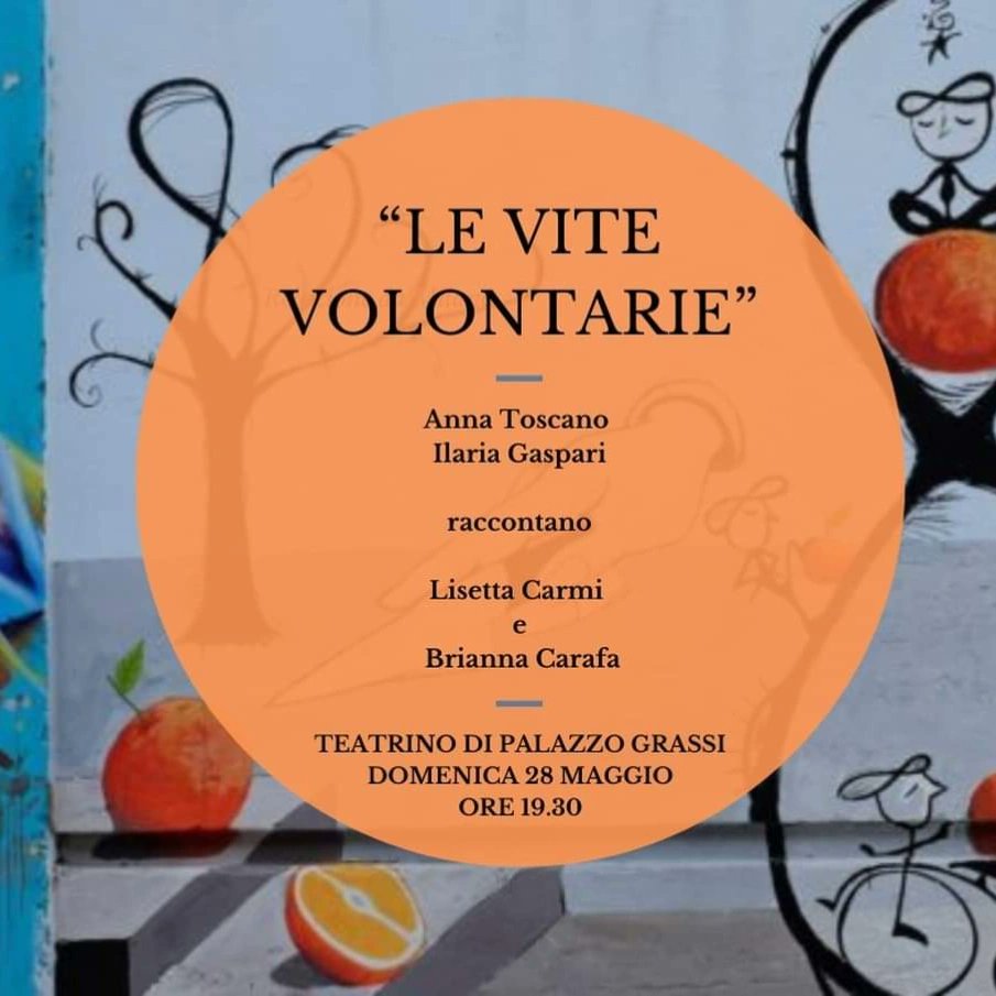 💫ultimo evento del festival

“LE VITE VOLONTARIE”

Anna Toscano   e Ilaria Gaspari 

raccontano

Lisetta Carmi e Brianna Carafa, du📍Teatrino di Palazzo Grassi - Punta della Dogana 

Domenica 28 maggio
ore 19.30

Chiusura col botto