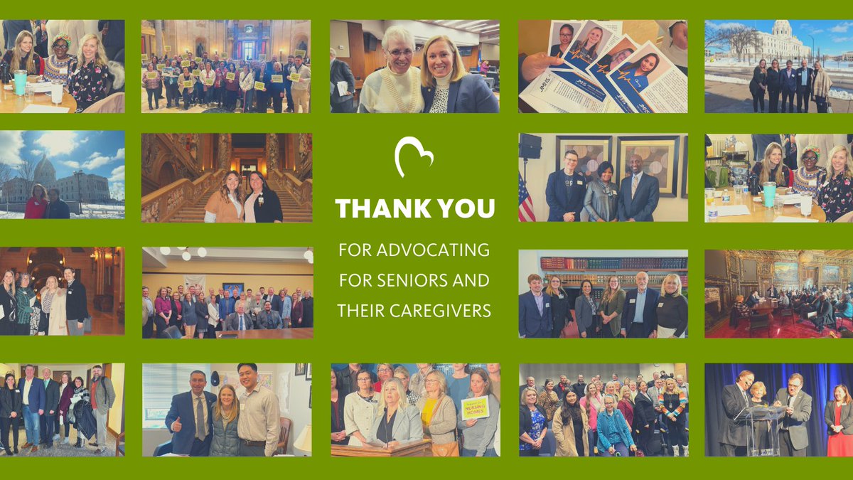 Because of persistent and passionate advocacy, #mnleg made a historic investment in seniors and their caregivers this session.

Older adults need access to the right care at the right time close to home. Thanks to all who stood to support MN seniors!

#leadingageadvocates