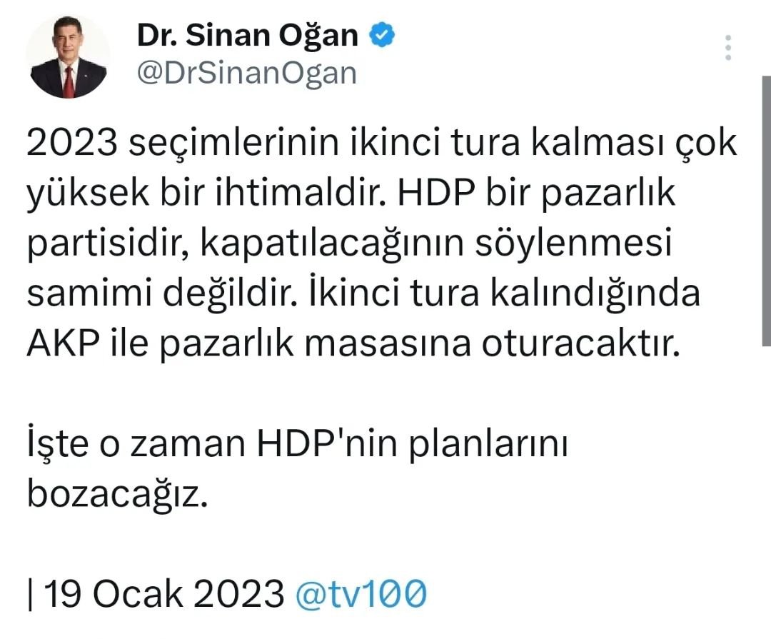 Taner_y75's tweet photo. Adamlar yerinde duruyor'da sen nerdesin 🫣🫣 #SinanOgan #hdp https://t.co/mNLvObyiGS