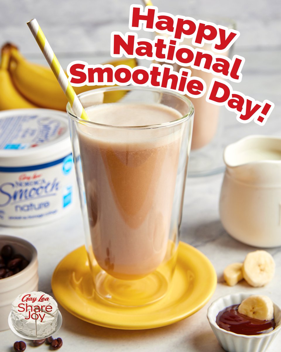 It's #NationalSmoothieDay, and this Morning Mocha Smoothie, featuring Gay Lea Nordica Smooth Cottage Cheese, is the perfect way to get your morning coffee buzz while packing in a few extra grams of protein. #GayLeaShareJoy

gaylea.com/recipes/breakf…