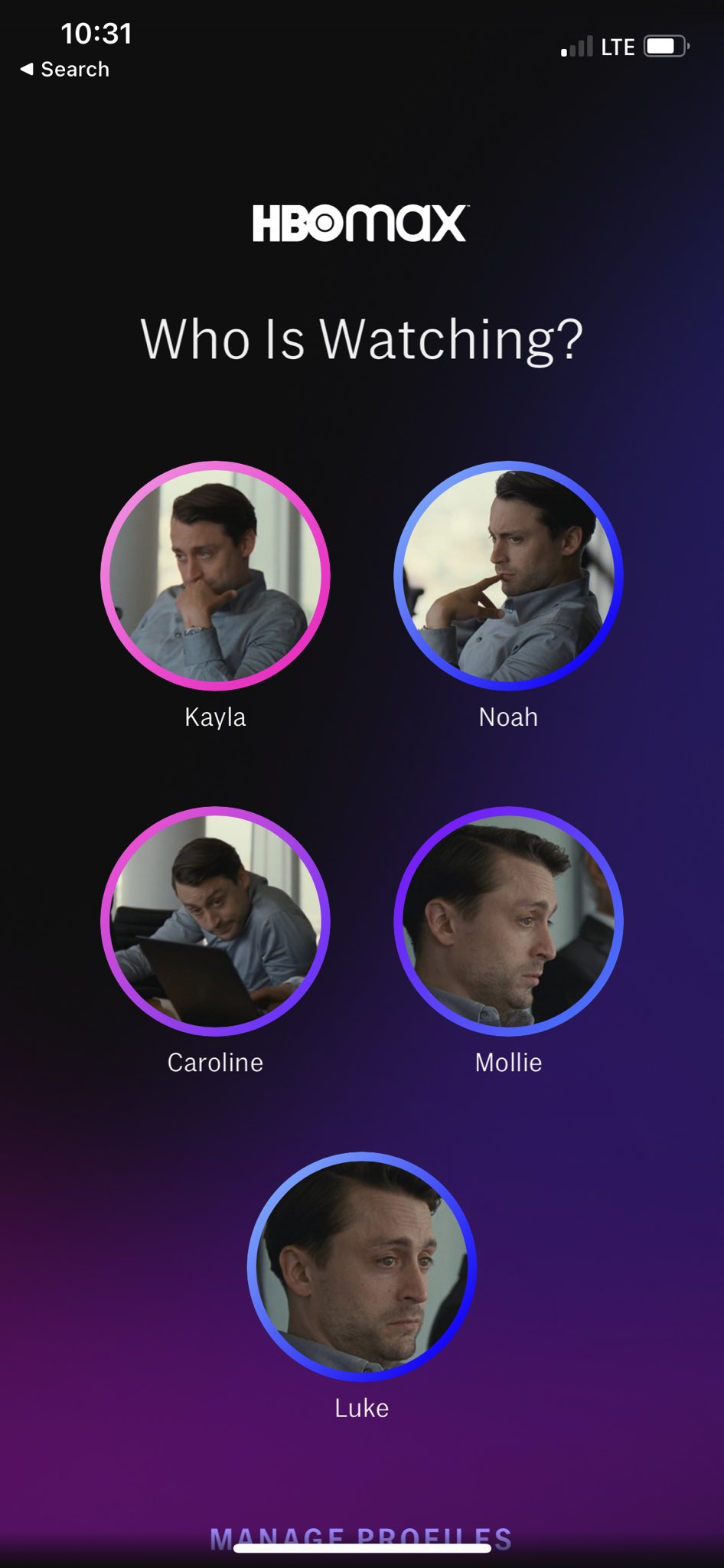 A funny oversight about the new HBO Max profile pictures is that