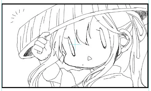 しんちょく(おどろくしろさ) 野中隊妖精さん、三度笠かぶってわかりにくいけどポニーテール枠