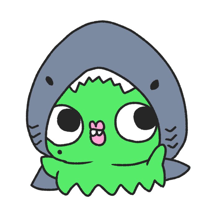 「black eyes shark costume」 illustration images(Latest)