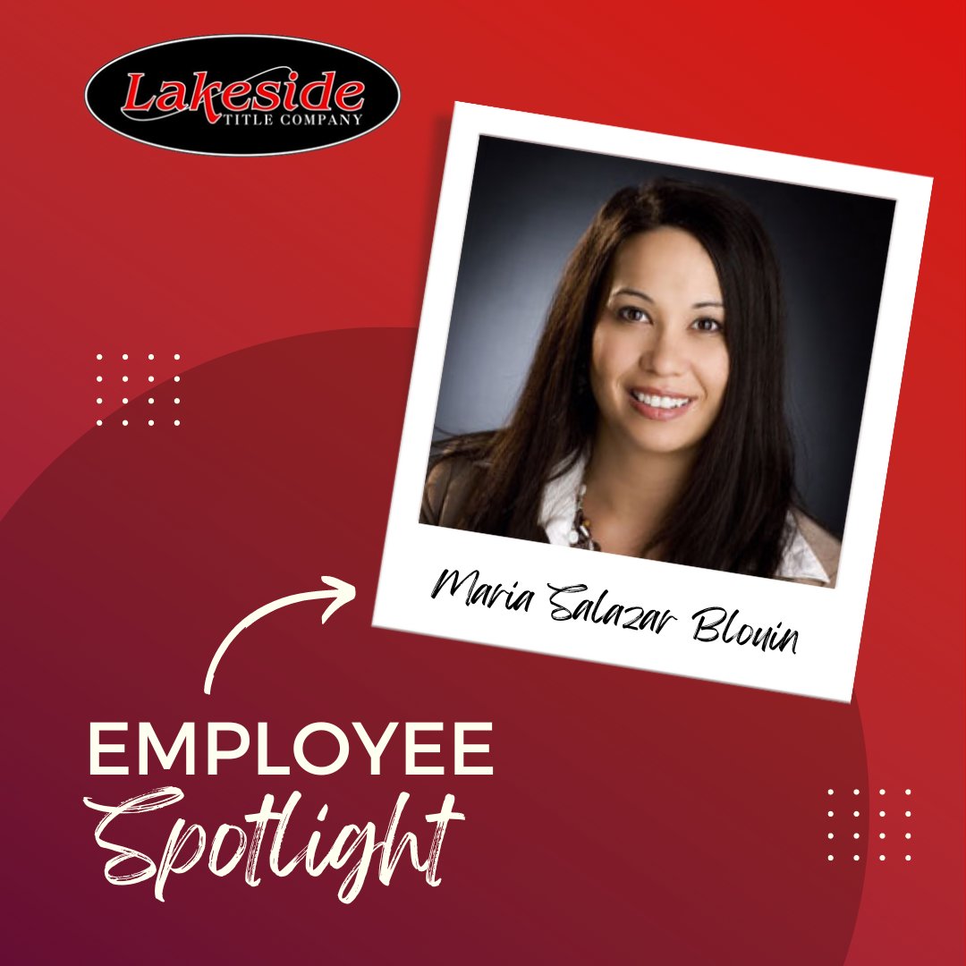 LakesideTitleCo's tweet photo. 🔦 Maria Salazar Blouin has been a licensed settlement officer in Maryland for over 20 years. 

Maria enjoys CrossFit, playing golf and spending time with her husband Mark, their 3 adult daughters and her first granddaughter. ❤️ 

We appreciate you! 

#employeespotlight https://t.co/lrFRhNREzh