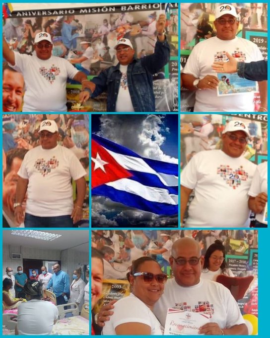 Cuba y Venezuela pueblos hermanos, luchando por la justicia social. #60AñosSalvandoVidas #CubaPorLaVida <a href="/cubacooperaven/">Brigada Médica Cubana en Venezuela</a> <a href="/MINSAPCuba/">Ministerio de Salud Pública de Cuba</a> <a href="/japortalmiranda/">José Angel Portal Miranda</a> @CubCooperaVeGua  <a href="/cubacooperaveTR/">Misiones Cubanas Estado Trujillo</a>