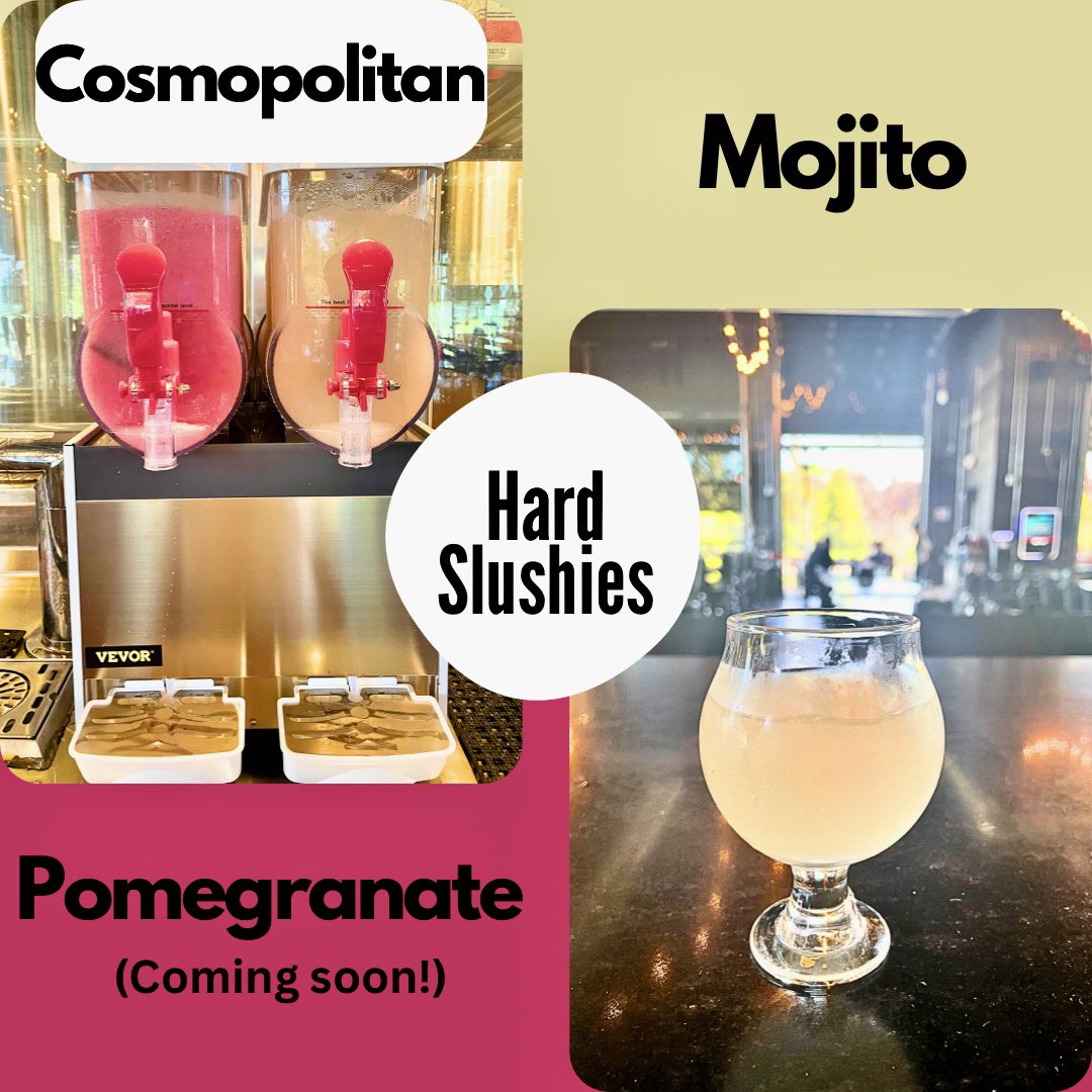 That’s right, Hard Slushies are back at 3rd Act! 

Now on tap: Mojito and Cosmopolitan 🎉

Celebrate with us on the patio or turf with this fabulous weather! 

#mnbrewery #twincitiesbreweries #hardslushies #drinklocal #woodburymn #feelslikesummer #patiotime