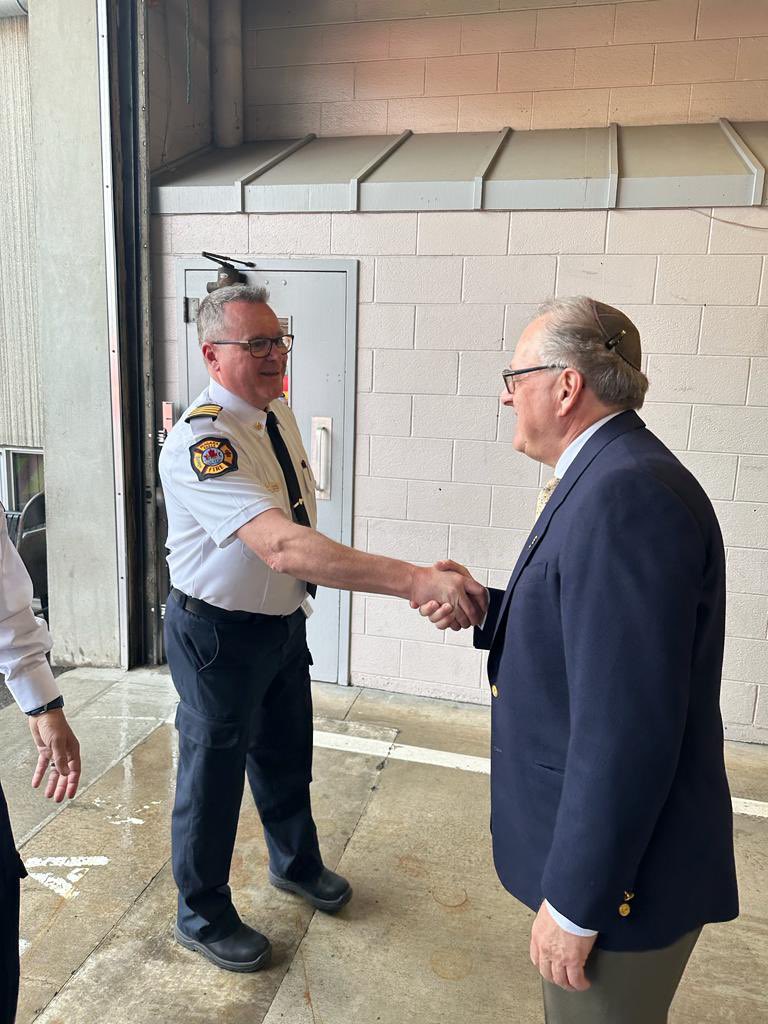 TeamKerzner's tweet photo. Informing conversation with @FallsFireCalls about how we can support them and their community.

Our government is committed to ensuring our first responders have the tech, teams and resources they need to get the job done. https://t.co/GkALGUaGvP