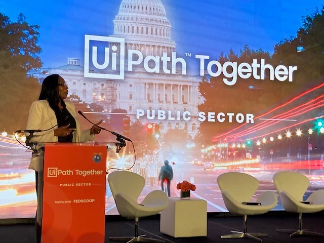 UiPath's tweet photo. "Our ROI is not just monetary. I’m keeping my airmen &amp; guardsmen longer - their skills longer. It’s a readiness issue. #Automation is a tool for us that helps us be ready when called upon.”

- Venice Goodwine, Director, IT, @usairforce at #UiPathTogether DC #PublicSectorIT https://t.co/yzfee8ZMph