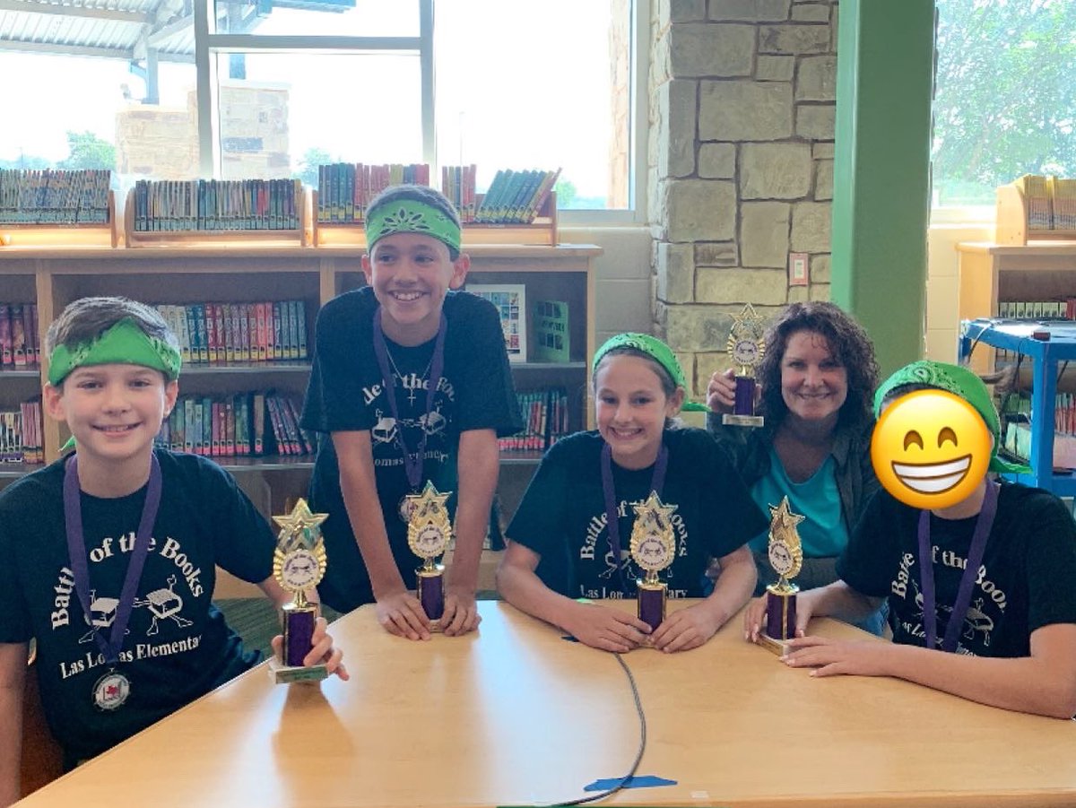 Huge congrats to our Battle of the Books participants! 4th and 5th grade amazed us with their knowledge of the battle books! Congrats to Ms. Branch’s 4th grade team and Ms. Reed’s 5th grade team on winning your battles!! #neisdlibs #laslomaslibrary #battleofthebooks