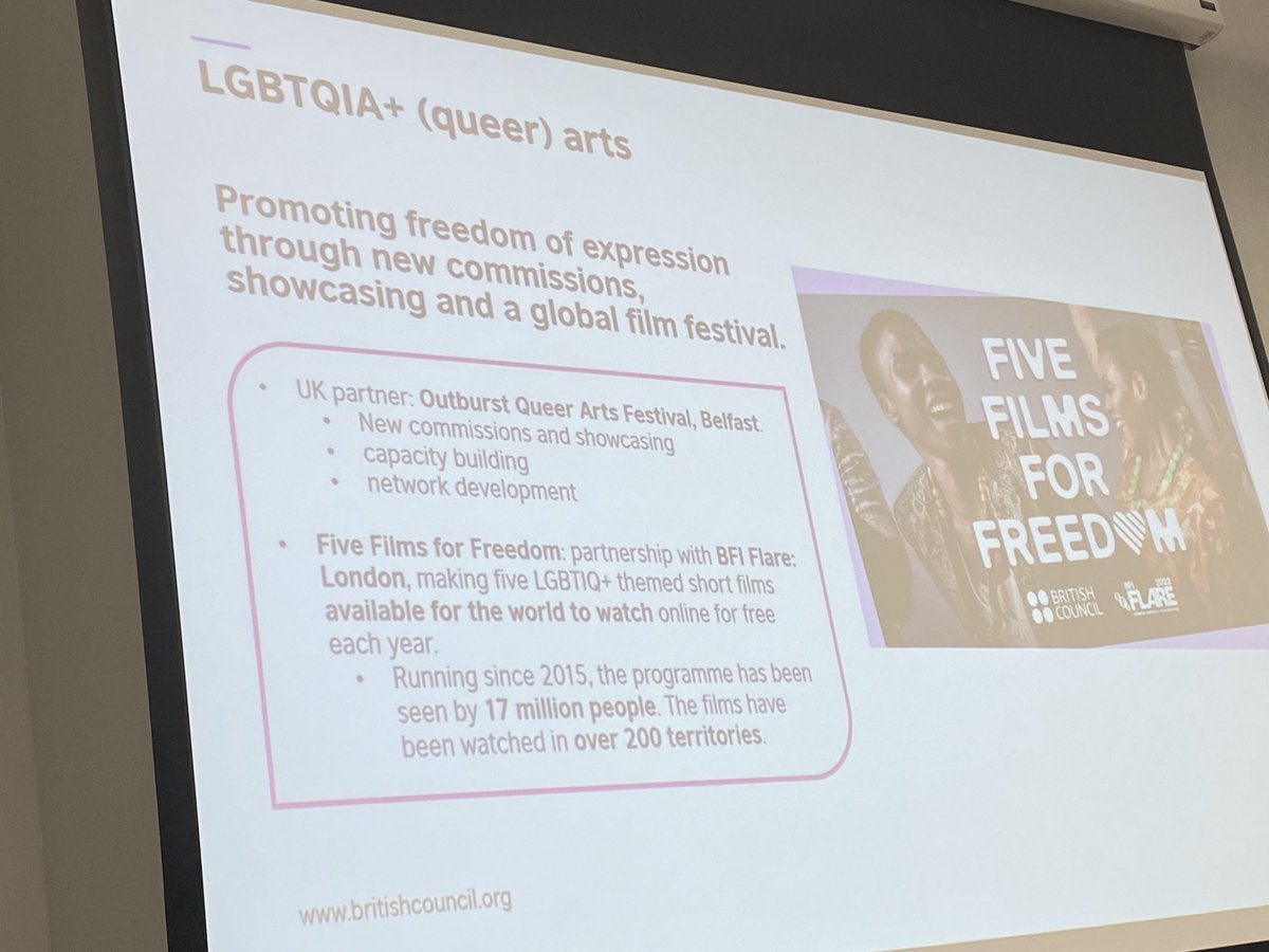 ⁦<a href="/rehanamughal/">Rehana Mughal ريحانه</a>⁩ from ⁦<a href="/UK_CE/">British Council Creative Economy</a>⁩ talking about the British Council’s work in cultural diversity ⁦<a href="/CityUniSCC/">School of Communication & Creativity</a>⁩