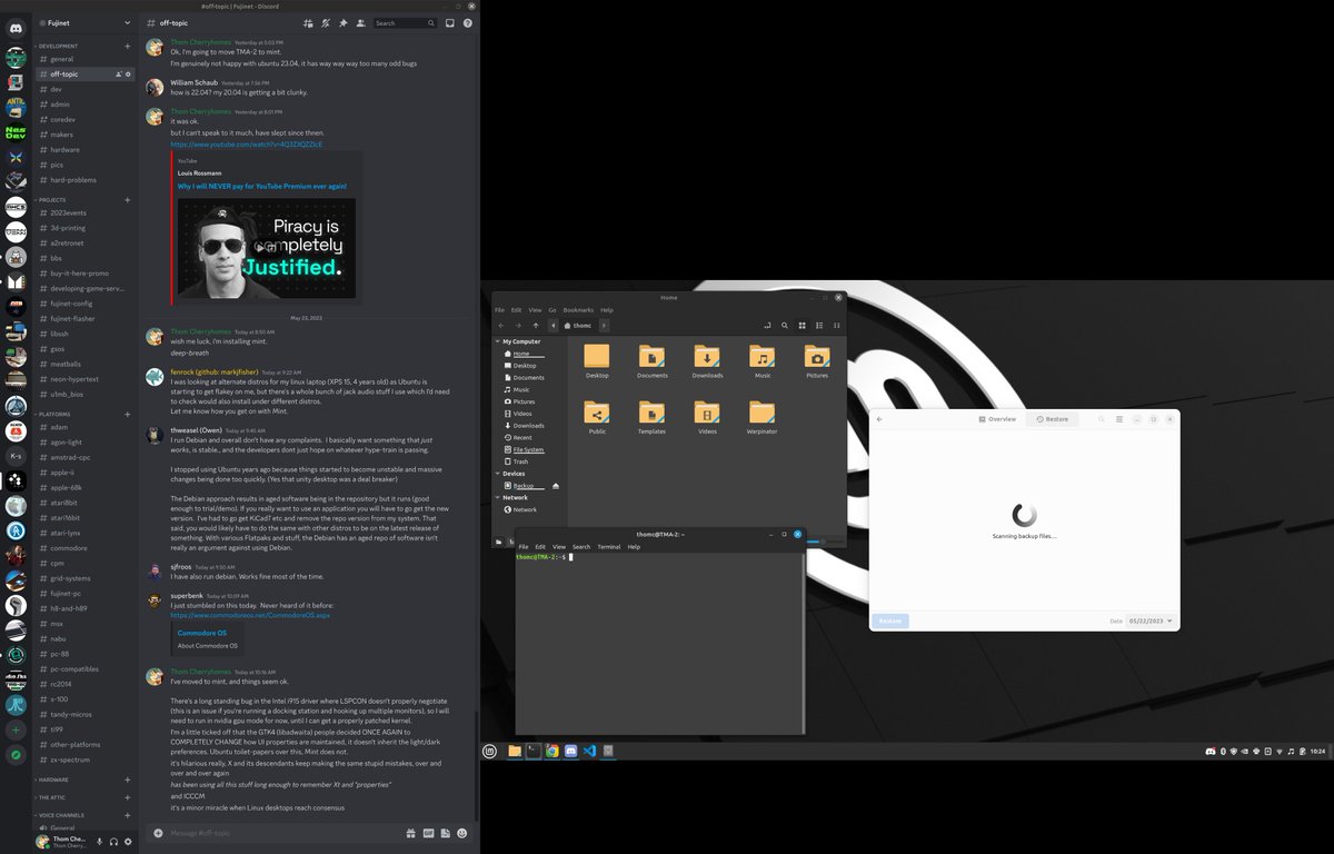 tschak's tweet image. 40 years of X converging on consensus to provide some semblance of consistency, especially within versions of the same toolkit family, oh wait, no it fucking doesn&apos;t. Good job guys, no really. #gtk #libadwaita #gnome #linuxmint. You all just keep failing miserably.