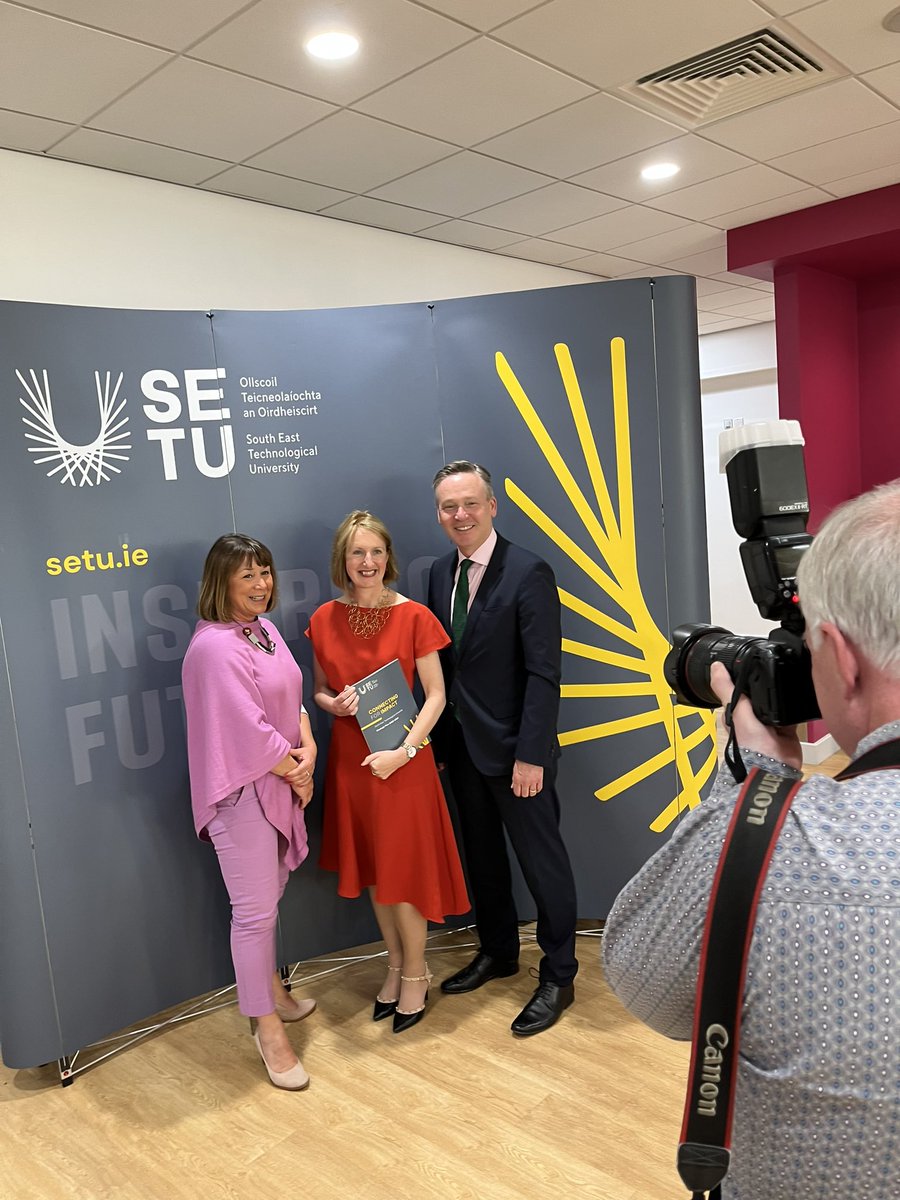 The fourth and final launch of our first Strategic Plan, Connecting For Impact 2023-2028 took place at Sun Life in Waterford. @SunLife #Waterford #SETU #ConnectingForImpact