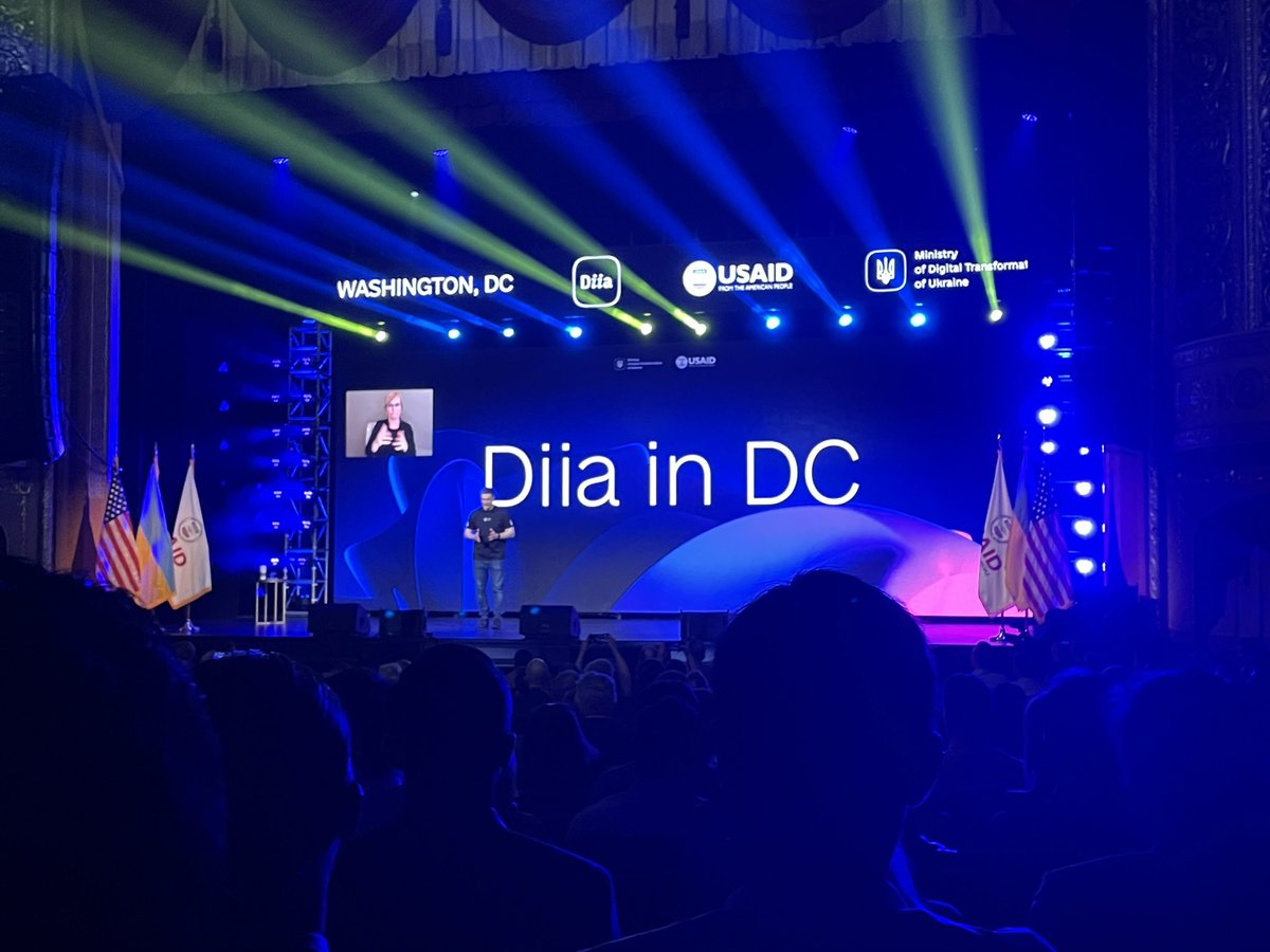 Learned about the incredible successes of Diia this morning. #DiiainDC #digitalpublicinfrastructure