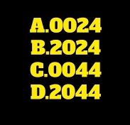 Which one has two zero and two four?